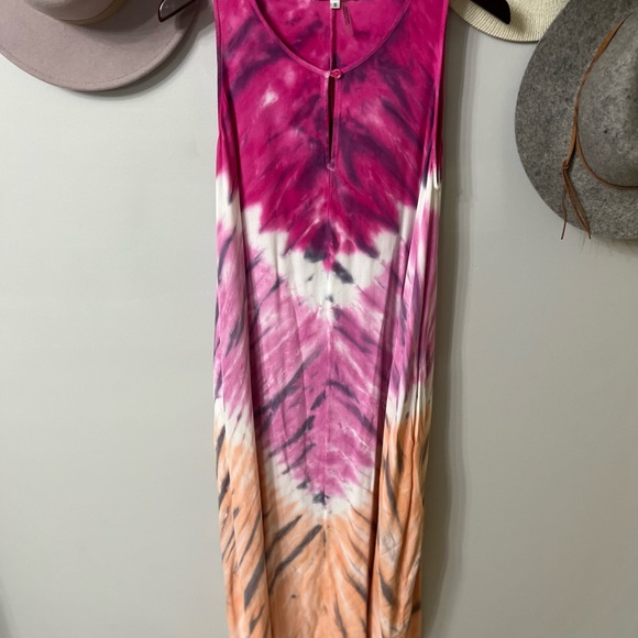 Tye dyed Young, Fabulous & Broke Maxi Dress - Picture 1 of 6